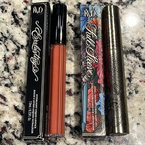 2 KVD Full Size Moonflower Liquid lipstick and Full Sleeve Mascara New in box!
